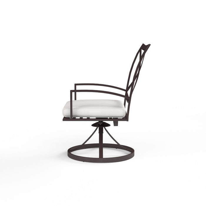 La Jolla - Swivel Dining Chair - Espresso