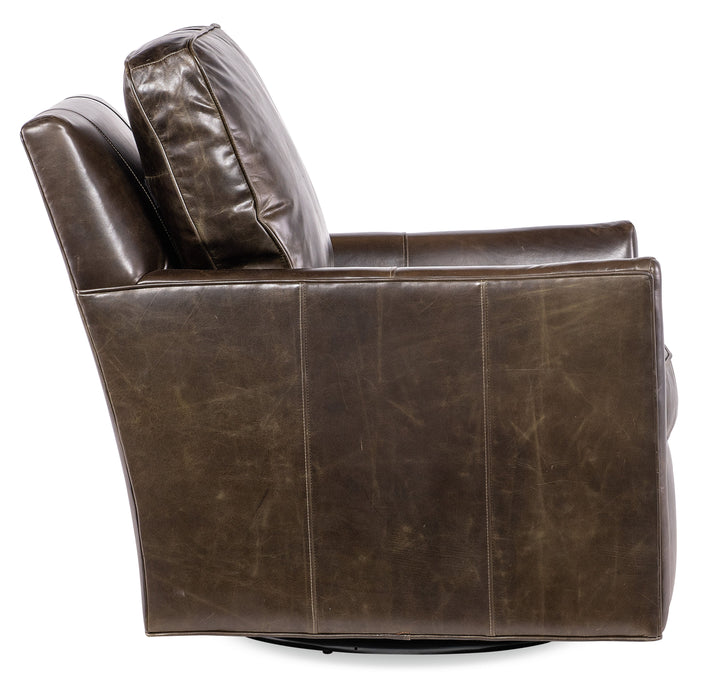 CC - Johansen Swivel Club Chair - Brown