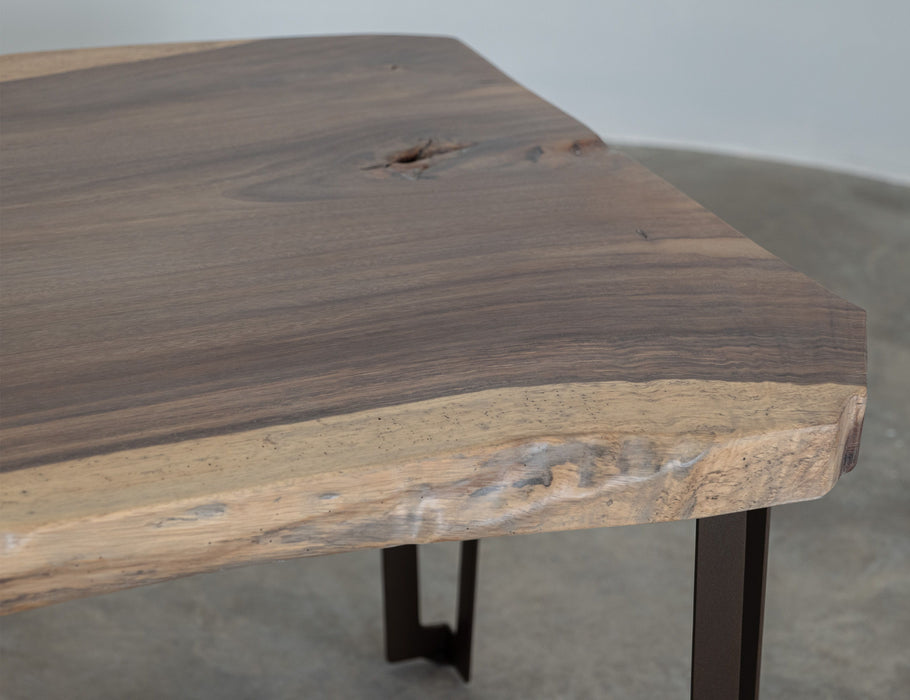 Natural Parota - Rectangular Table (Live Edge) - Light Brown