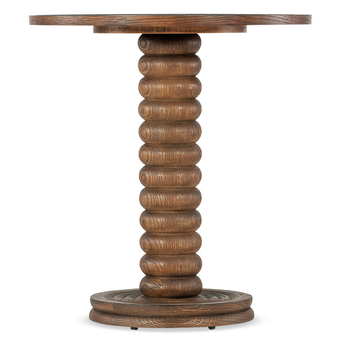 Commerce And Market - Spindle Accent Table - Dark Brown