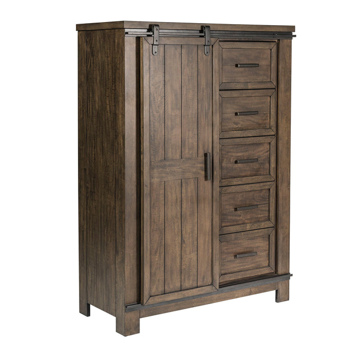 Thornwood Hills - Sliding Door Chest - Dark Gray