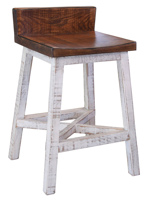 Pueblo - Wooden Seat & Base Stool