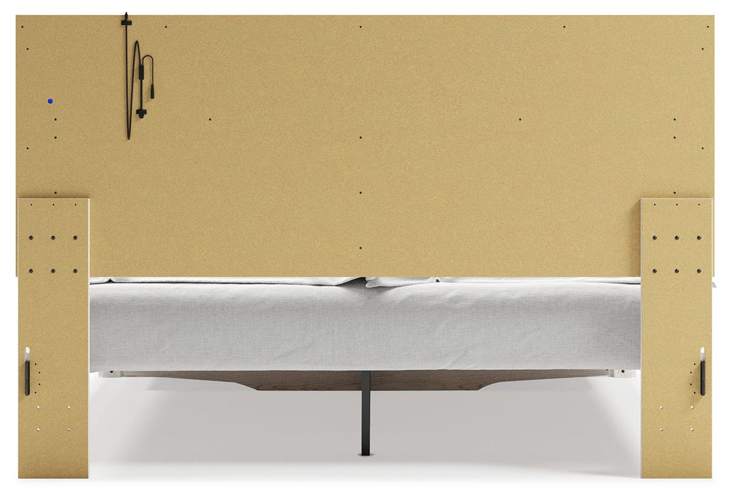 Altyra - White - King Upholstered Storage Bed