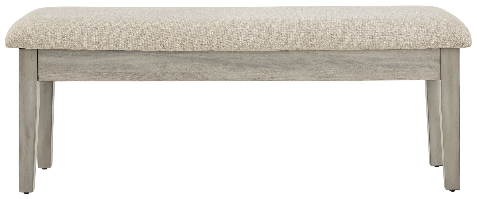 Parellen - Beige / Gray - Upholstered Storage Bench