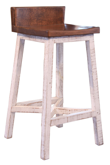 Pueblo - Wooden Seat & Base Stool