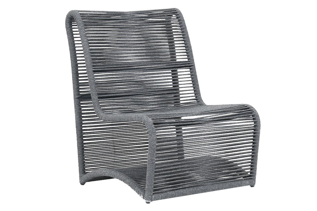 Milano - Armless Club Chair - Slate