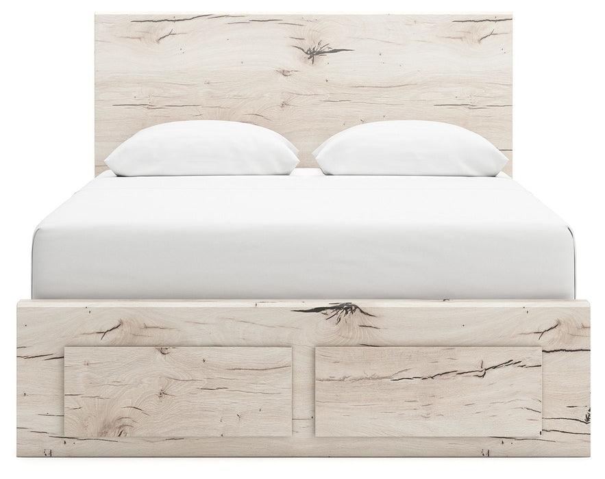 Lawroy - Panel Bed With Storage