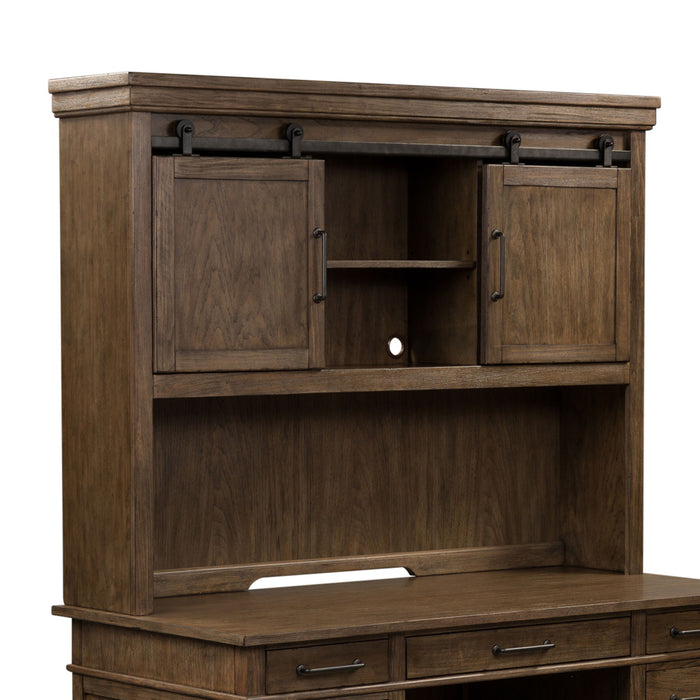 Sonoma Road - Credenza Hutch - Light Brown