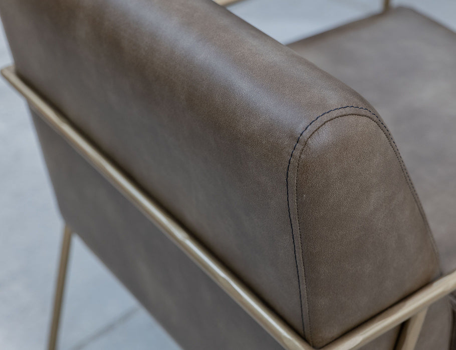 Aragon - Armchair - Chocolate Brown