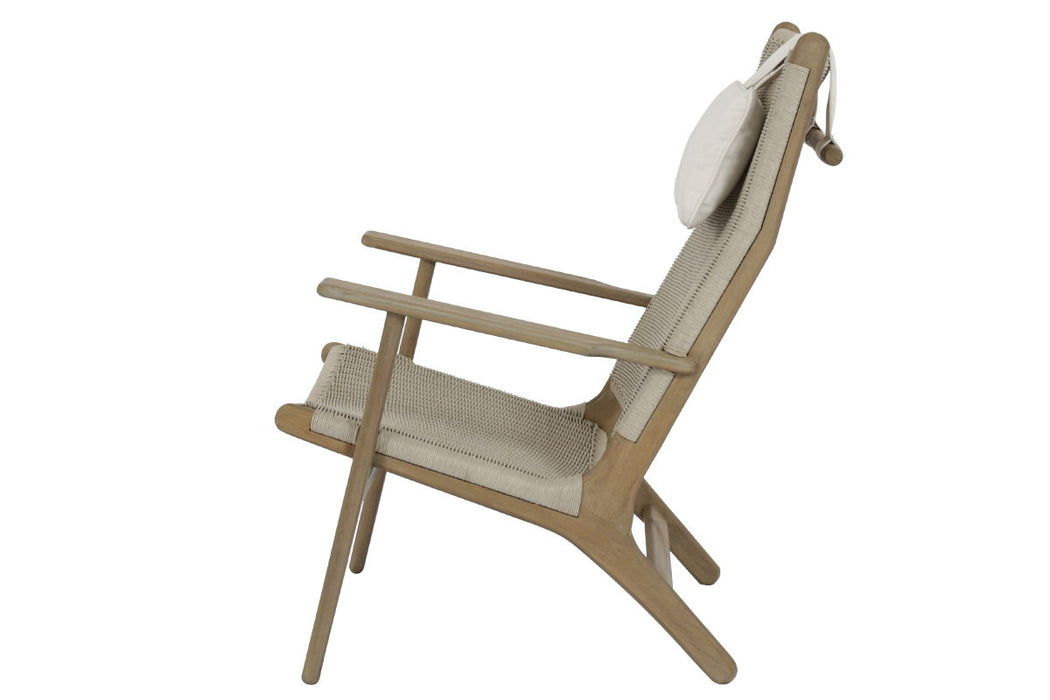 Coastal Teak - Cushionless Highback Chair - Teak