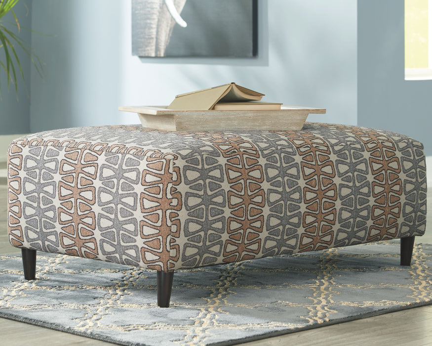 Flintshire - Auburn - Oversized Accent Ottoman