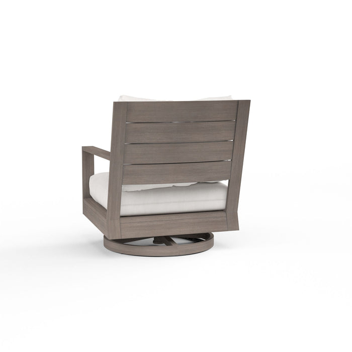 Laguna - Swivel Club Rocker Chair - Driftwood