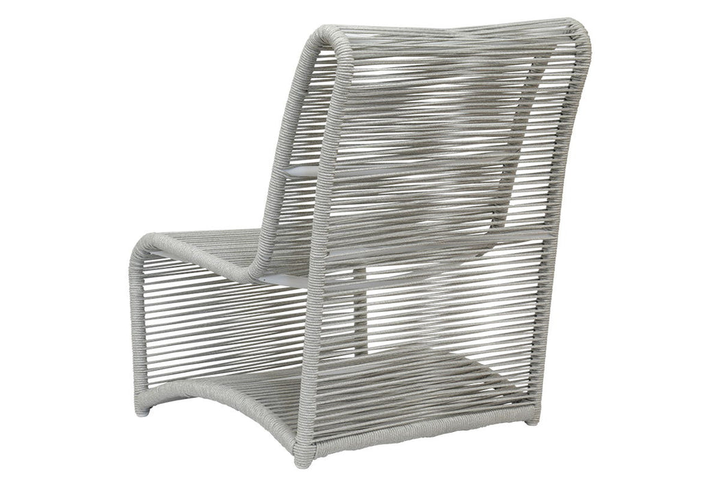 Miami - Armless Club Chair - Frost