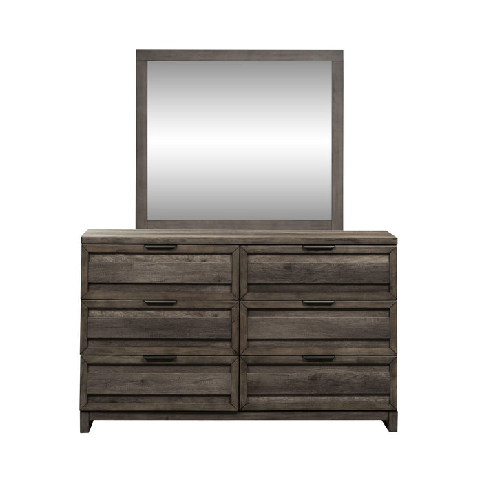 Tanners Creek - Dresser & Mirror - Dark Gray