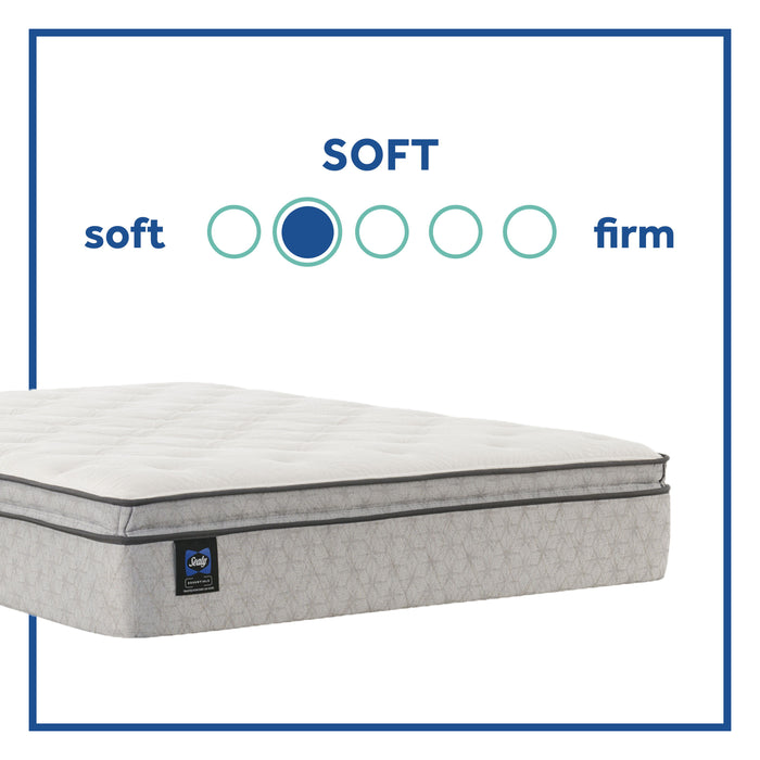 Essentials - Winter Green Soft Euro Pillow Top Mattress