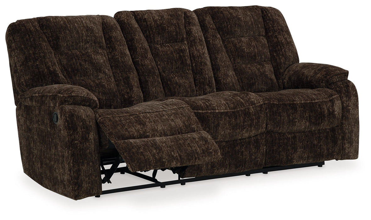 Soundwave - Reclining Sofa W/Drop Down Table