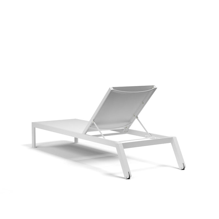 Naples - Stackable Chaise Lounge - White