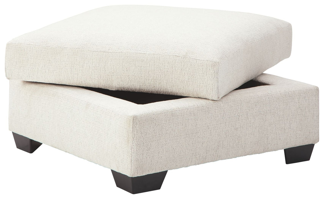 Cambri - Snow - Ottoman With Storage