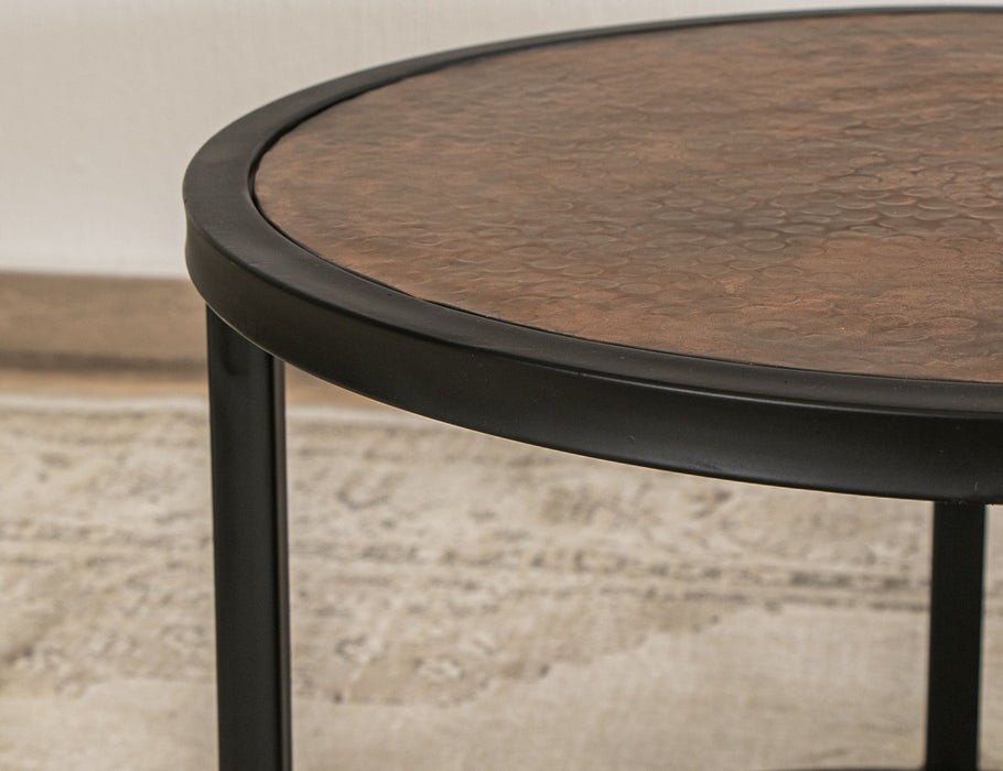 Blackburn - End Table - Charred Brown