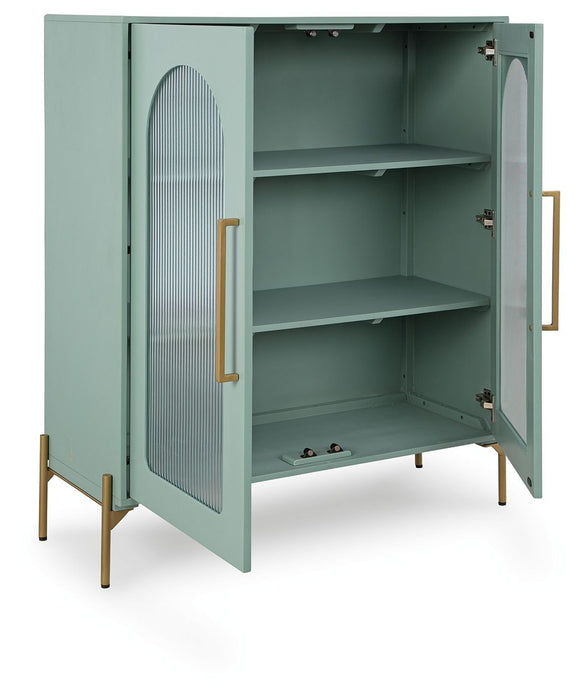 Adwen - Light Green - Accent Cabinet