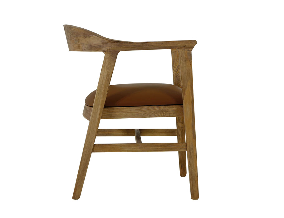 Tulum - Chair With Arms - Golden Brown