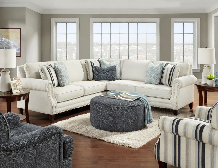 2531 SWEATER BONE 3 PC SECTIONAL