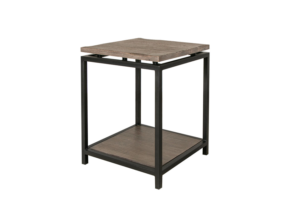 Blacksmith - End Table - Truffle Brown / Oil Black