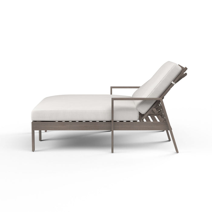 Laguna - Double Chaise Lounge - Driftwood