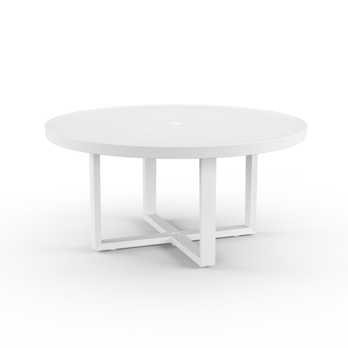 Newport - Round Dining Table - White