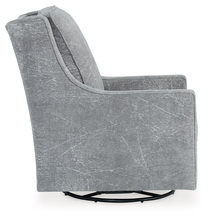 Kambria - Ash - Swivel Glider Accent Chair