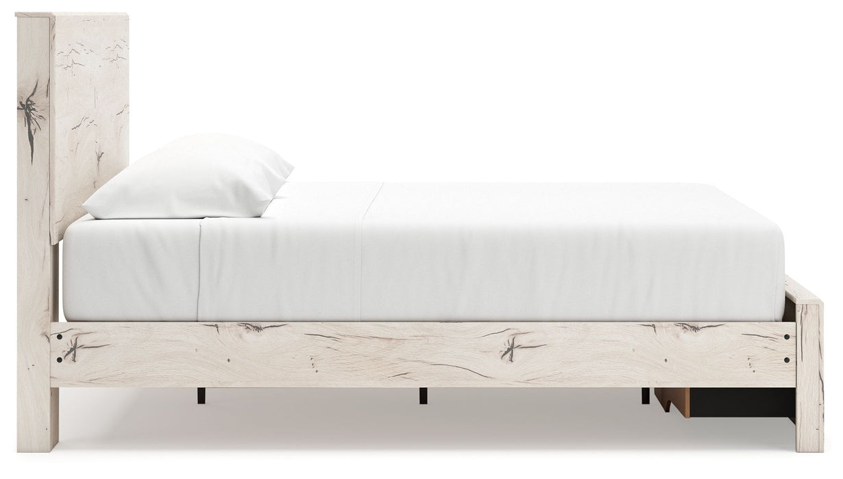 Lawroy - Panel Bed With Storage