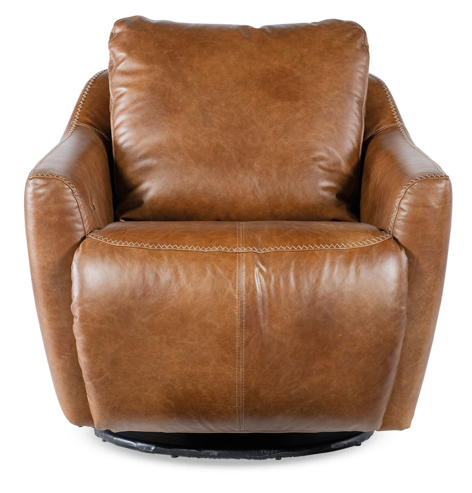 CC - Beau Swivel With Power Footrest - Brown