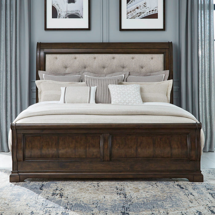 Arden Road - Upholstered Sleigh Bed