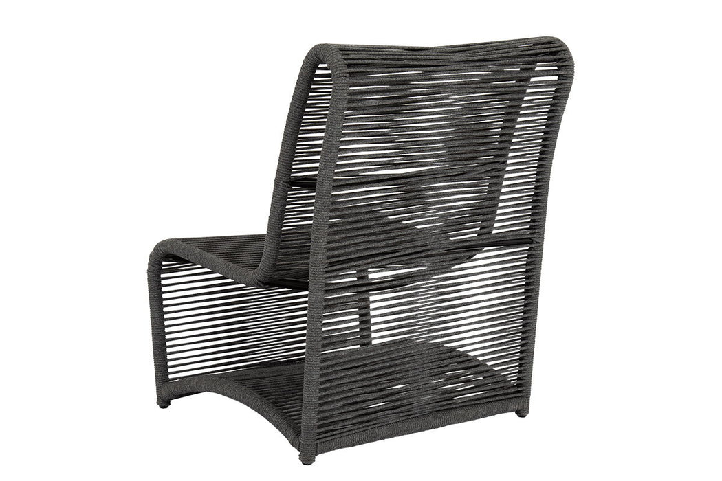 Milano - Armless Club Chair - Slate