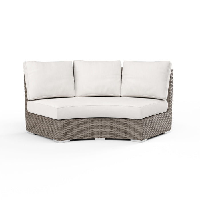 Coronado - Curved Loveseat - Driftwood