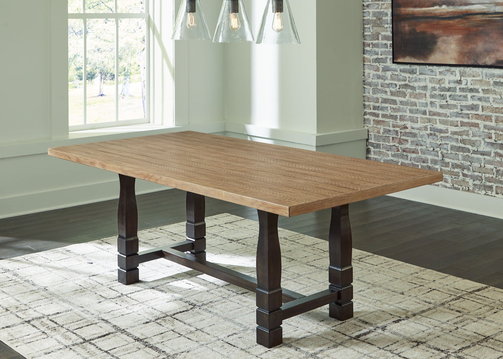 Charterton - Two-tone Brown - Rectangular Dining Room Table