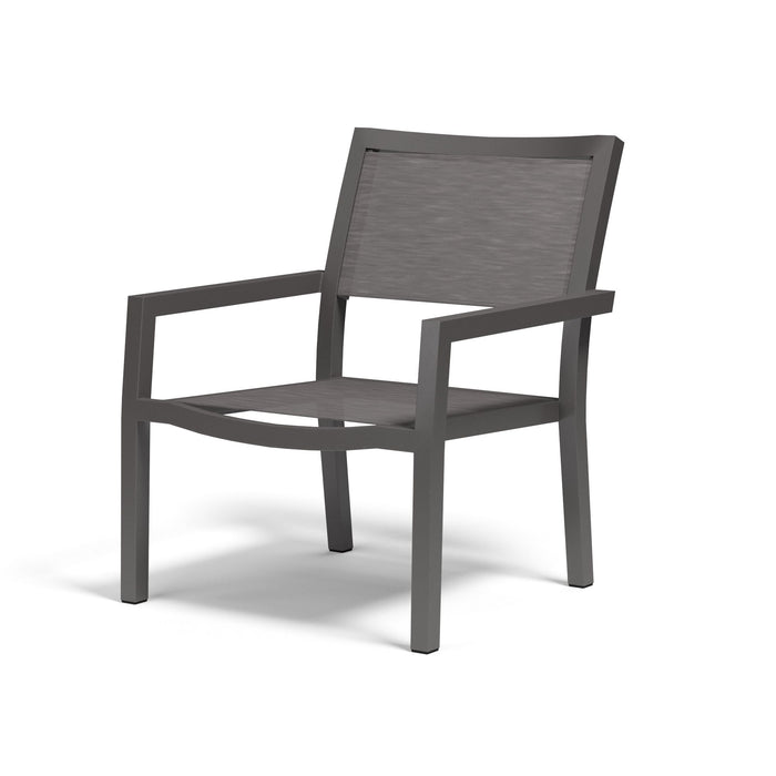 Vegas - Stackable Sling Club Chair - Graphite