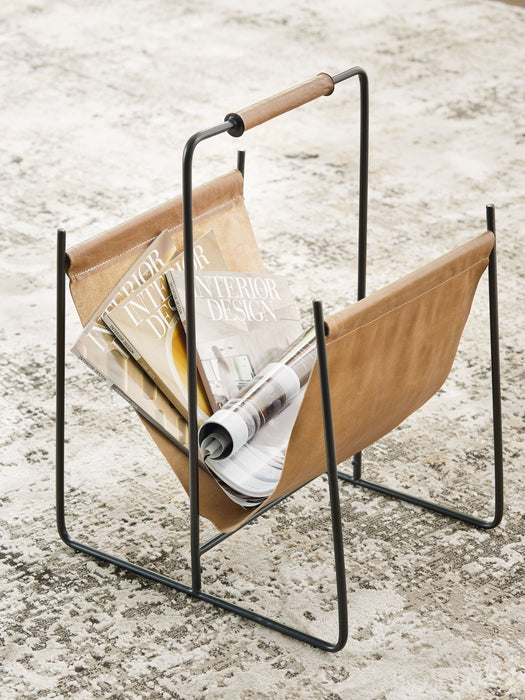 Faronworth - Brown / Black - Magazine Rack