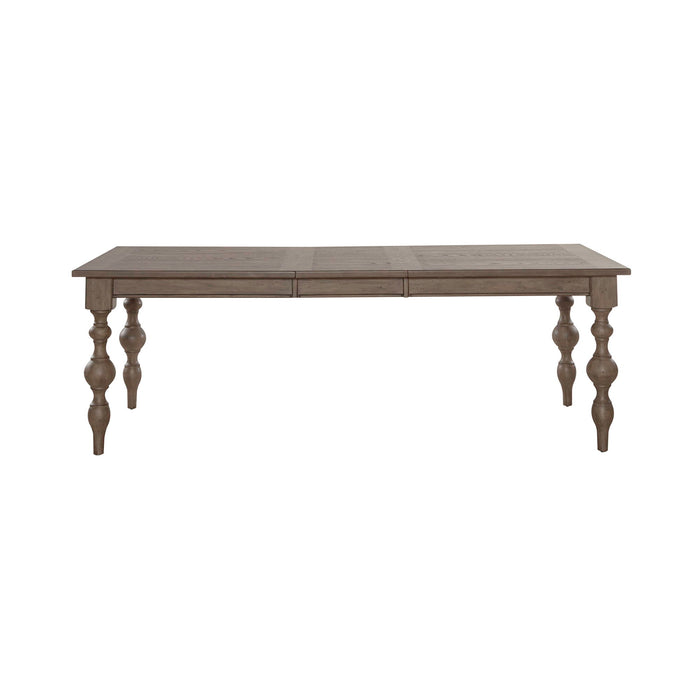 Americana Farmhouse - Rectangular Leg Table - Light Brown