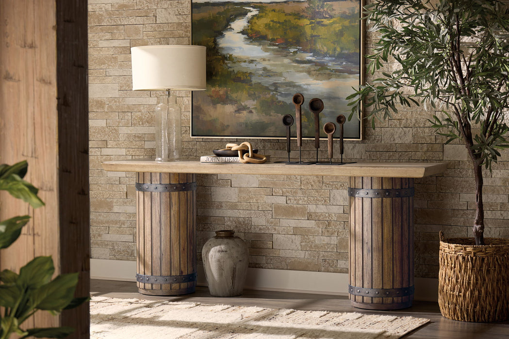 Vineyard Row - Console Table - Dark Brown