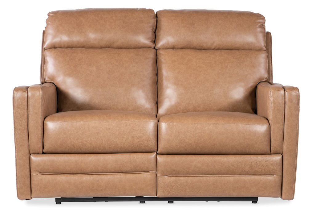 MS - Twain Zero Gravity Power Loveseat With Power Headrest And Lumbar - Light Brown