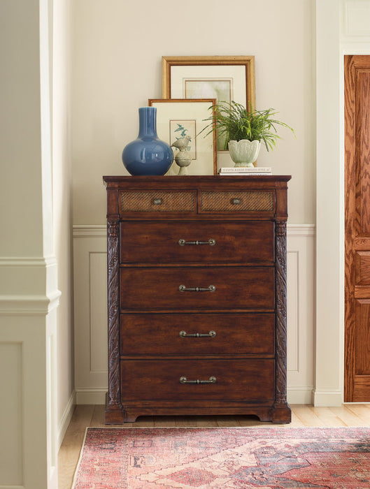 Charleston - Six-Drawer Chest - Dark Brown Capital Discount Furniture Home Furniture, Furniture Store