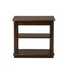 Wallace - Chair Side Table - Dark Brown Capital Discount Furniture Home Furniture, Furniture Store