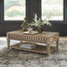 Devonshire - Drawer Cocktail Table - Weathered Sandstone Capital Discount Furniture Home Furniture, Furniture Store