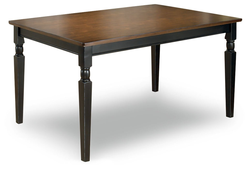 Owingsville - Black / Brown - Rectangular Dining Room Table Capital Discount Furniture Home Furniture, Furniture Store