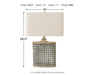 Deondra - Gray - Metal Table Lamp Capital Discount Furniture Home Furniture, Furniture Store