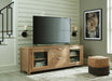 Rencott - Light Brown - Extra Large TV Stand Capital Discount Furniture Home Furniture, Furniture Store