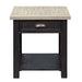 Heatherbrook - Drawer End Table - Black Capital Discount Furniture Home Furniture, Furniture Store