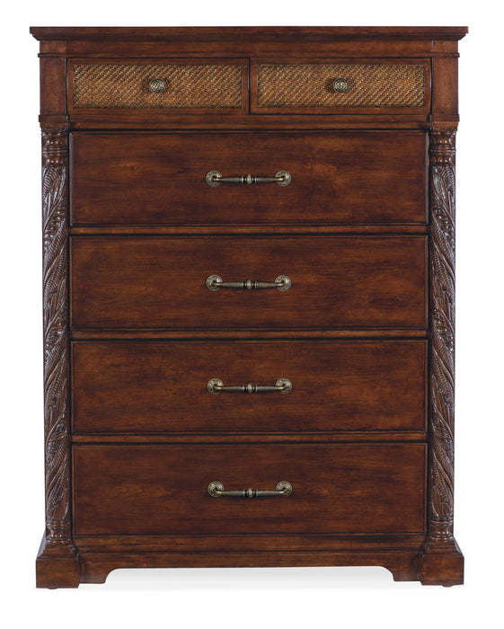 Charleston - Six-Drawer Chest - Dark Brown Capital Discount Furniture Home Furniture, Furniture Store