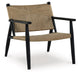 Halfmore - Black / Natural - Accent Chair Capital Discount Furniture Home Furniture, Furniture Store